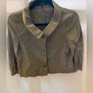 Cropped Button up Shirt